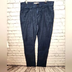 Hudson Blake Slim Straight Jean Italian Fabric Night Blue Mens 32 X 34 NWT
